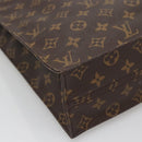 LOUIS VUITTON Monogram Sac Plat Hand Bag M51140 LV Auth 142232-13