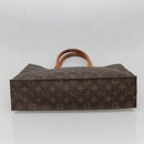 LOUIS VUITTON Monogram Sac Plat Hand Bag M51140 LV Auth 142232-9