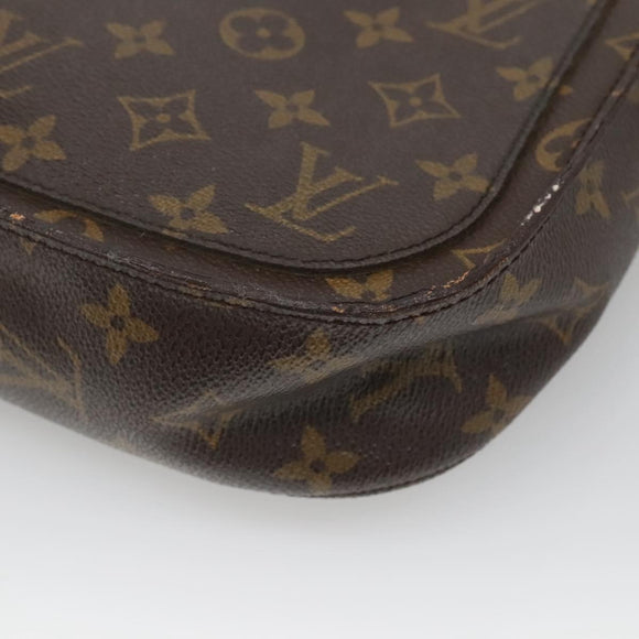 LOUIS VUITTON Monogram Saint Cloud GM Shoulder Bag M51242 LV Auth 142236