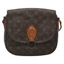 LOUIS VUITTON Monogram Saint Cloud GM Shoulder Bag M51242 LV Auth 142236-2