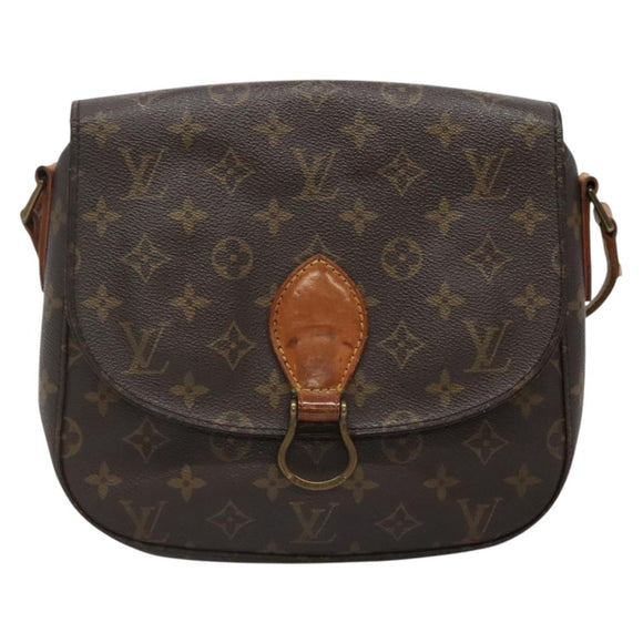 LOUIS VUITTON Monogram Saint Cloud GM Shoulder Bag M51242 LV Auth 142236
