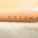 CELINE C Macadam Canvas Shoulder Bag Suede Turquoise Blue Silver Auth 142240-18