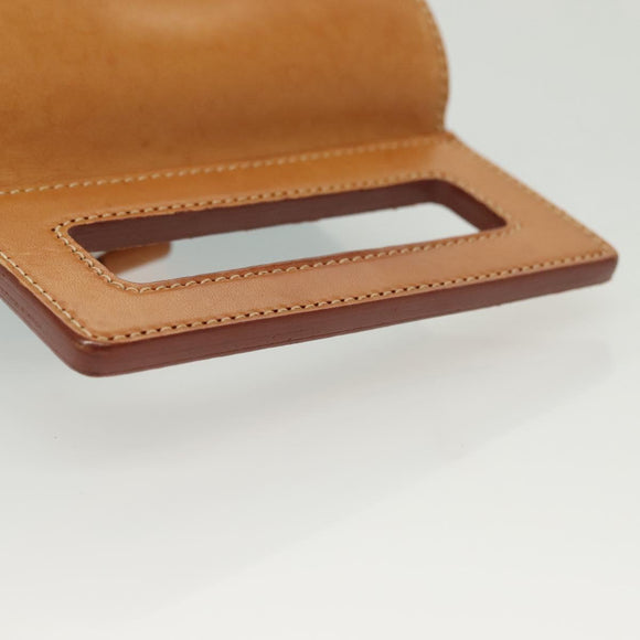 CELINE C Macadam Canvas Shoulder Bag Suede Turquoise Blue Silver Auth 142240