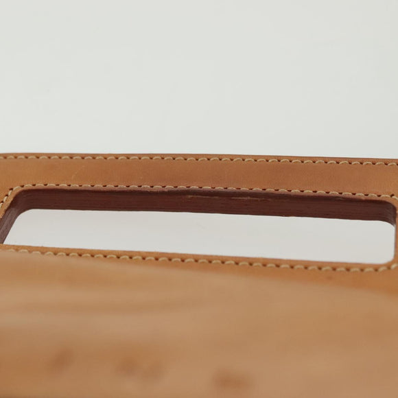 CELINE C Macadam Canvas Shoulder Bag Suede Turquoise Blue Silver Auth 142240