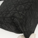 Christian Dior Canage Hand Bag Nylon Black Gold Auth 142241-12