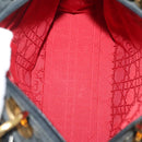 Christian Dior Canage Hand Bag Nylon Black Gold Auth 142241-17