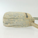 FENDI Shoulder Bag Denim Light Blue Gold Auth 142242-4