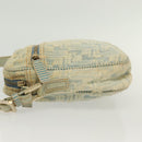 FENDI Shoulder Bag Denim Light Blue Gold Auth 142242-5