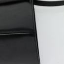 Salvatore Ferragamo Gancini Hand Bag Leather 2way Black Gold Auth 142244-13