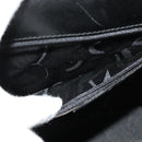 Salvatore Ferragamo Gancini Hand Bag Leather 2way Black Gold Auth 142244-23