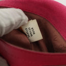 Stella MacCartney Chain Farabella Mini Bag Suede Pink Silver Auth 142245-12