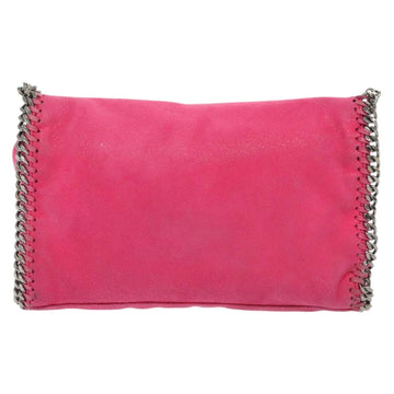 Stella MacCartney Chain Farabella Mini Bag Suede Pink Silver Auth 142245 - 0