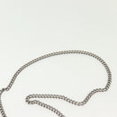 Stella MacCartney Chain Farabella Mini Bag Suede Pink Silver Auth 142245-14