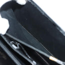 CELINE Horse Carriage Shoulder Bag Patent leather Black Gold Auth 142247-23