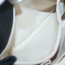 Salvatore Ferragamo Vala Hand Bag Canvas Black Silver Auth 142249-20