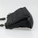 Salvatore Ferragamo Vala Hand Bag Canvas Black Silver Auth 142249-3