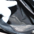 Salvatore Ferragamo Vala Hand Bag Leather Black Silver Auth 142250-23