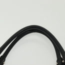 Salvatore Ferragamo Vala Hand Bag Leather Black Silver Auth 142250-8