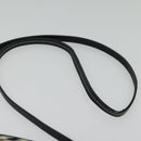 BURBERRY Nova Check Blue Label Shoulder Bag Canvas Beige Silver Auth 142252-8