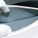 Christian Dior Honeycomb Canvas Shoulder Bag PVC White Gold Auth 142253-20