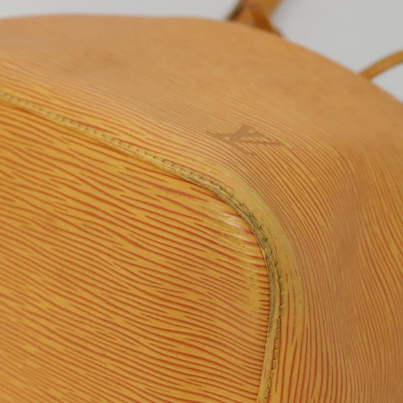 LOUIS VUITTON Epi Petit Noe Shoulder Bag Yellow M44109 LV Auth 142254