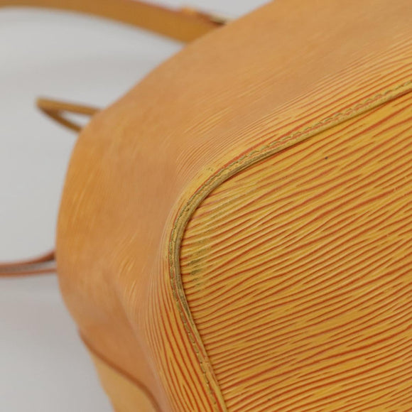 LOUIS VUITTON Epi Petit Noe Shoulder Bag Yellow M44109 LV Auth 142254