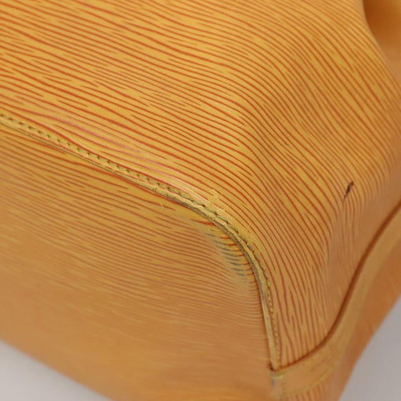 LOUIS VUITTON Epi Petit Noe Shoulder Bag Yellow M44109 LV Auth 142254