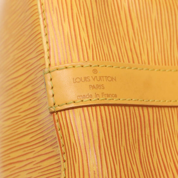 LOUIS VUITTON Epi Petit Noe Shoulder Bag Yellow M44109 LV Auth 142254