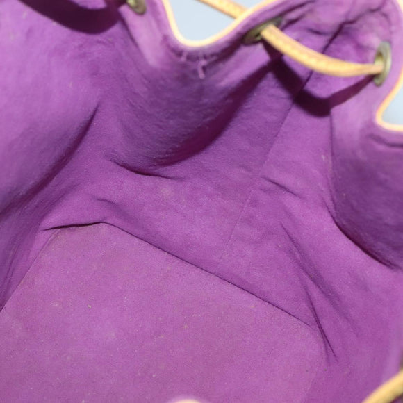 LOUIS VUITTON Epi Petit Noe Shoulder Bag Yellow M44109 LV Auth 142254