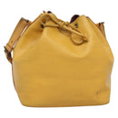 LOUIS VUITTON Epi Petit Noe Shoulder Bag Yellow M44109 LV Auth 142255-1