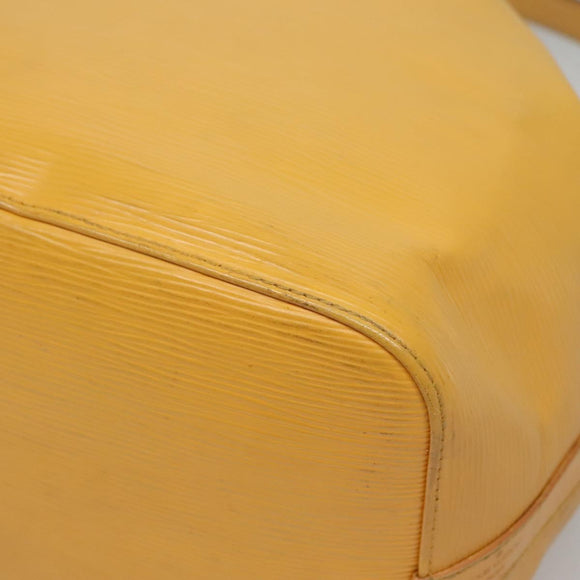 LOUIS VUITTON Epi Petit Noe Shoulder Bag Yellow M44109 LV Auth 142255