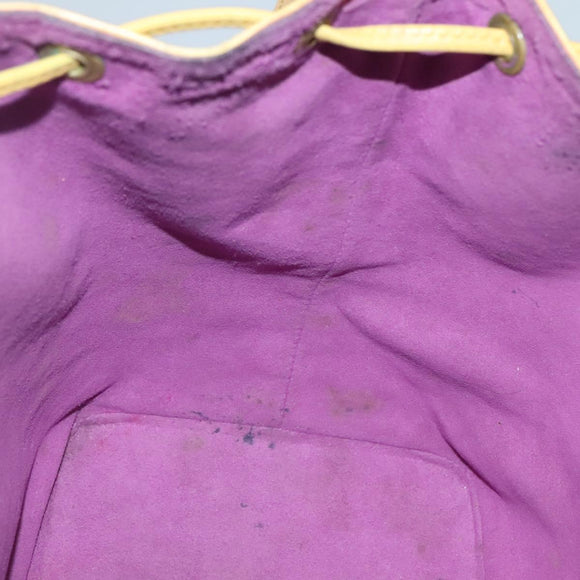 LOUIS VUITTON Epi Petit Noe Shoulder Bag Yellow M44109 LV Auth 142255