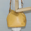 LOUIS VUITTON Epi Petit Noe Shoulder Bag Yellow M44109 LV Auth 142255-20