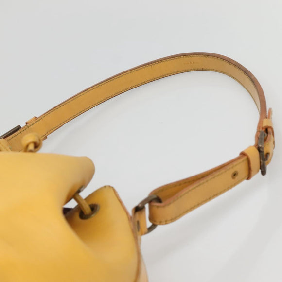 LOUIS VUITTON Epi Petit Noe Shoulder Bag Yellow M44109 LV Auth 142255