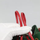 LOUIS VUITTON Epi Petit Noe Shoulder Bag Bicolor Green Red M44147 LV Auth 142256-10