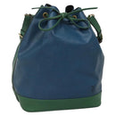 LOUIS VUITTON Epi Noe Shoulder Bag Bicolor Green Blue M44044 LV Auth 142257-1