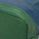 LOUIS VUITTON Epi Noe Shoulder Bag Bicolor Green Blue M44044 LV Auth 142257-10