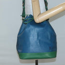 LOUIS VUITTON Epi Noe Shoulder Bag Bicolor Green Blue M44044 LV Auth 142257-20