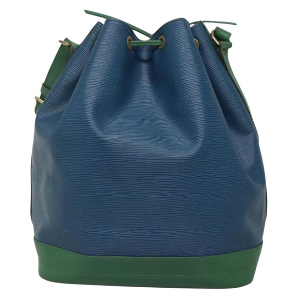 LOUIS VUITTON Epi Noe Shoulder Bag Bicolor Green Blue M44044 LV Auth 142257