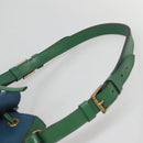 LOUIS VUITTON Epi Noe Shoulder Bag Bicolor Green Blue M44044 LV Auth 142257-8