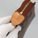 LOUIS VUITTON Damier Ebene Poche Toilette 26 Pouch N47543 LV Auth 142258-8