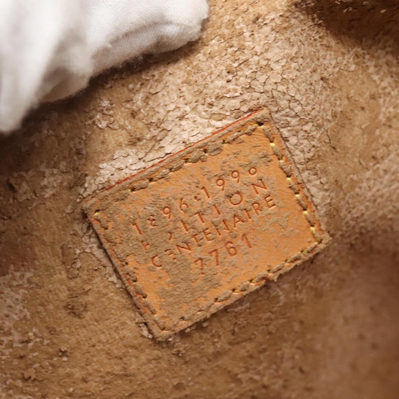 LOUIS VUITTON Damier Ebene Poche Toilette 26 Pouch N47543 LV Auth 142258