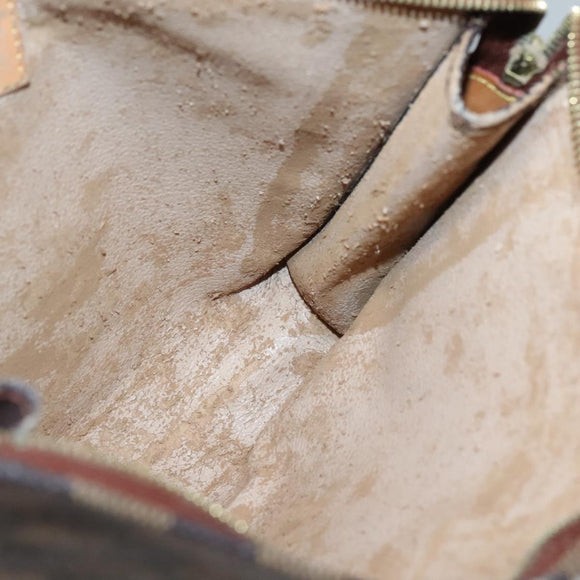 LOUIS VUITTON Damier Ebene Poche Toilette 26 Pouch N47543 LV Auth 142258