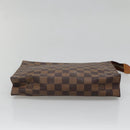 LOUIS VUITTON Damier Ebene Poche Toilette 26 Pouch N47543 LV Auth 142258-6
