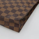 LOUIS VUITTON Damier Ebene Poche Toilette 26 Pouch N47543 LV Auth 142258-7