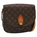 LOUIS VUITTON Monogram Saint Cloud GM Shoulder Bag M51242 LV Auth 142261-1