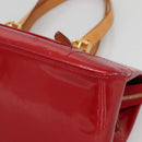 LOUIS VUITTON Vernis Rosewood Avenue Hand Bag Pomme D'amour M93507 Auth 142264-8