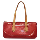 LOUIS VUITTON Vernis Rosewood Avenue Hand Bag Pomme D'amour M93507 Auth 142264-13