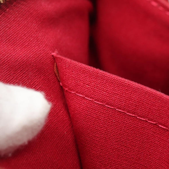 LOUIS VUITTON Vernis Rosewood Avenue Hand Bag Pomme D'amour M93507 Auth 142264