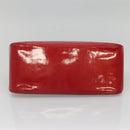 LOUIS VUITTON Vernis Rosewood Avenue Hand Bag Pomme D'amour M93507 Auth 142264-5